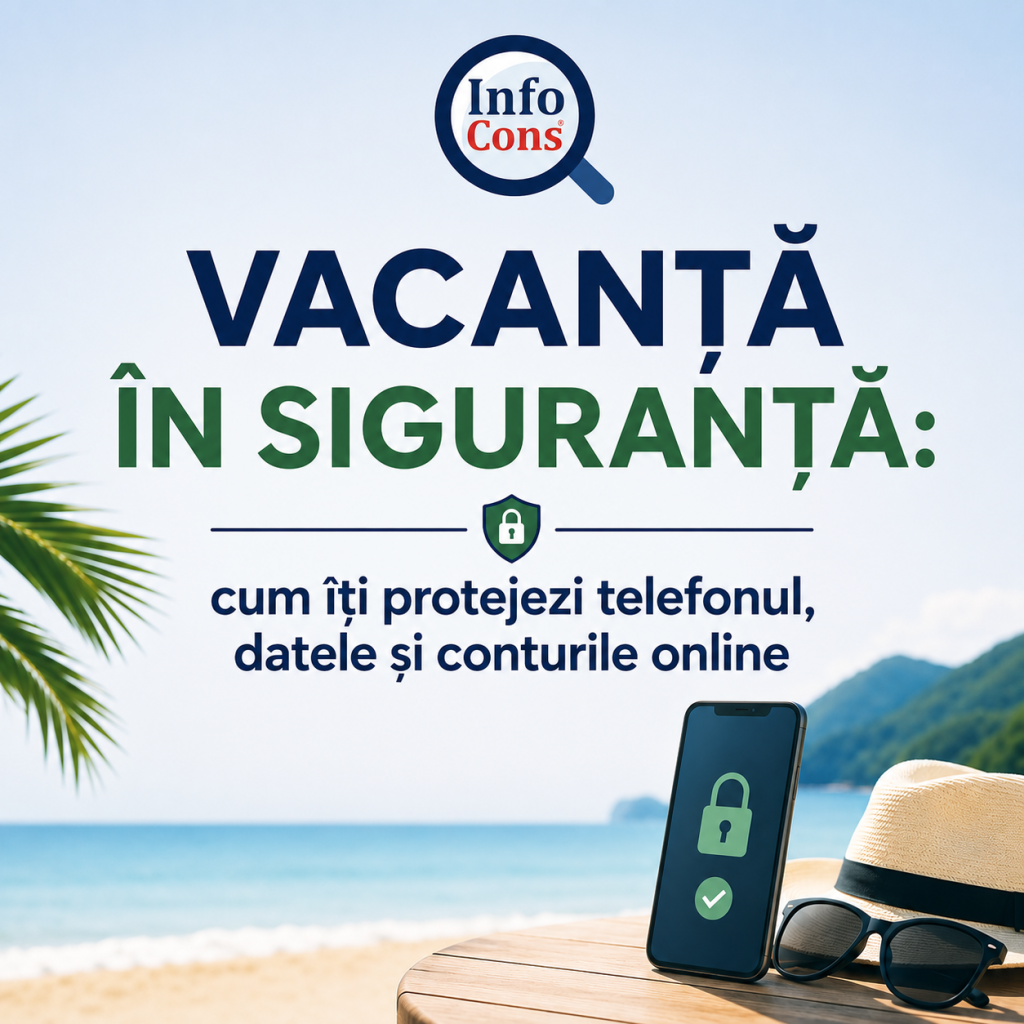 Vacanță în Siguranță : cum îți protejezi telefonul, datele și conturile online