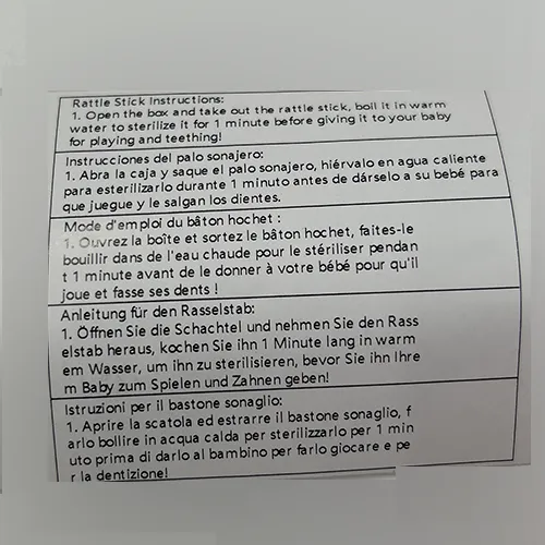 Jucărie zornăitoare cu cinci bile de dentiție.