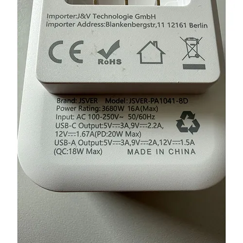 JSVER - Set adaptor de călătorie