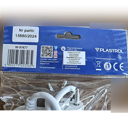 PLASTROL - Plumb de extensie