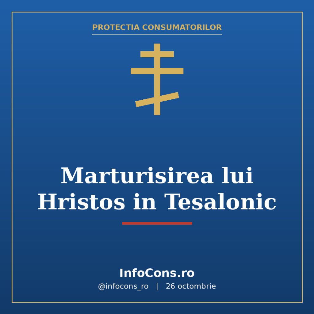 #2 Marturisirea lui Hristos in Tesalonic