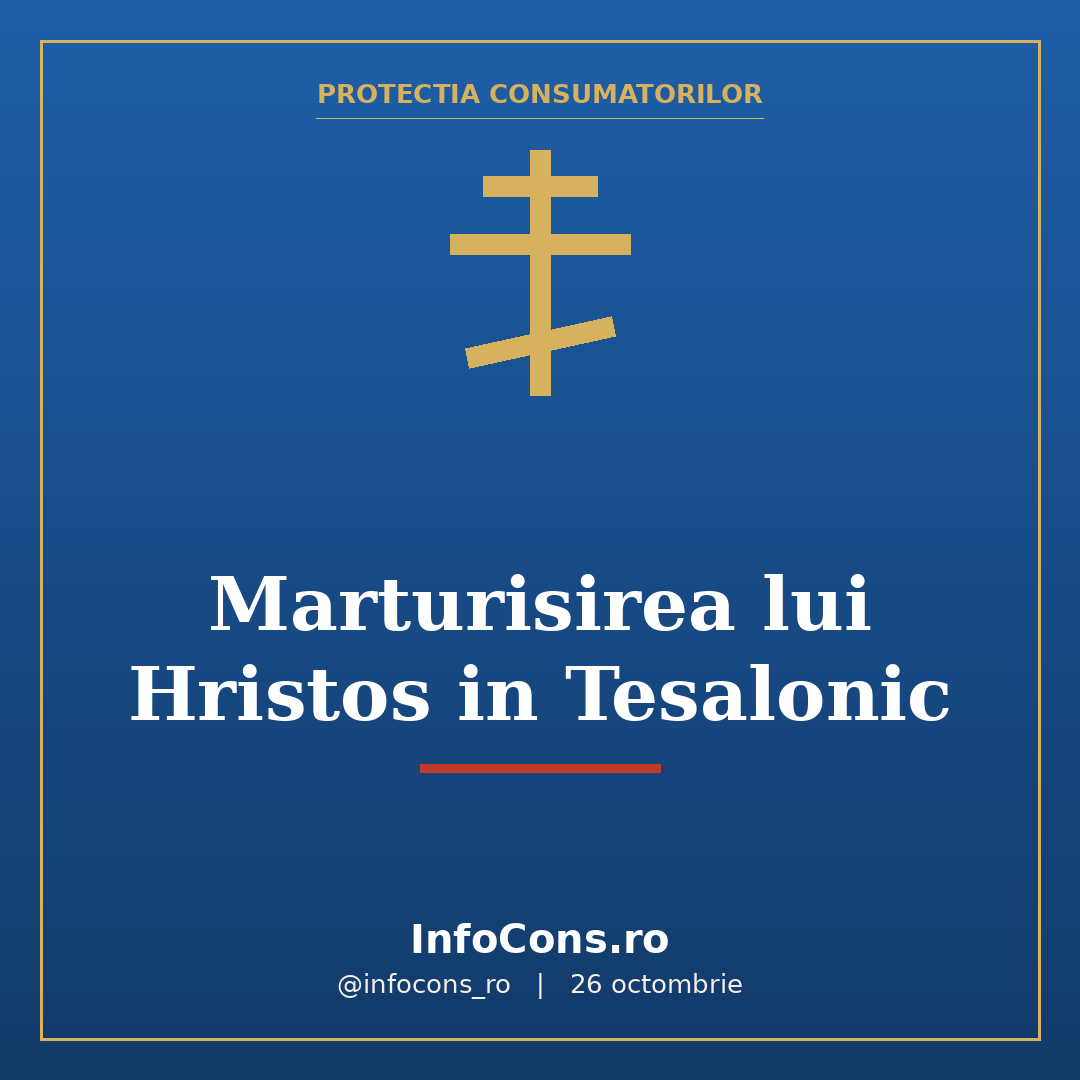#2 Marturisirea lui Hristos in Tesalonic