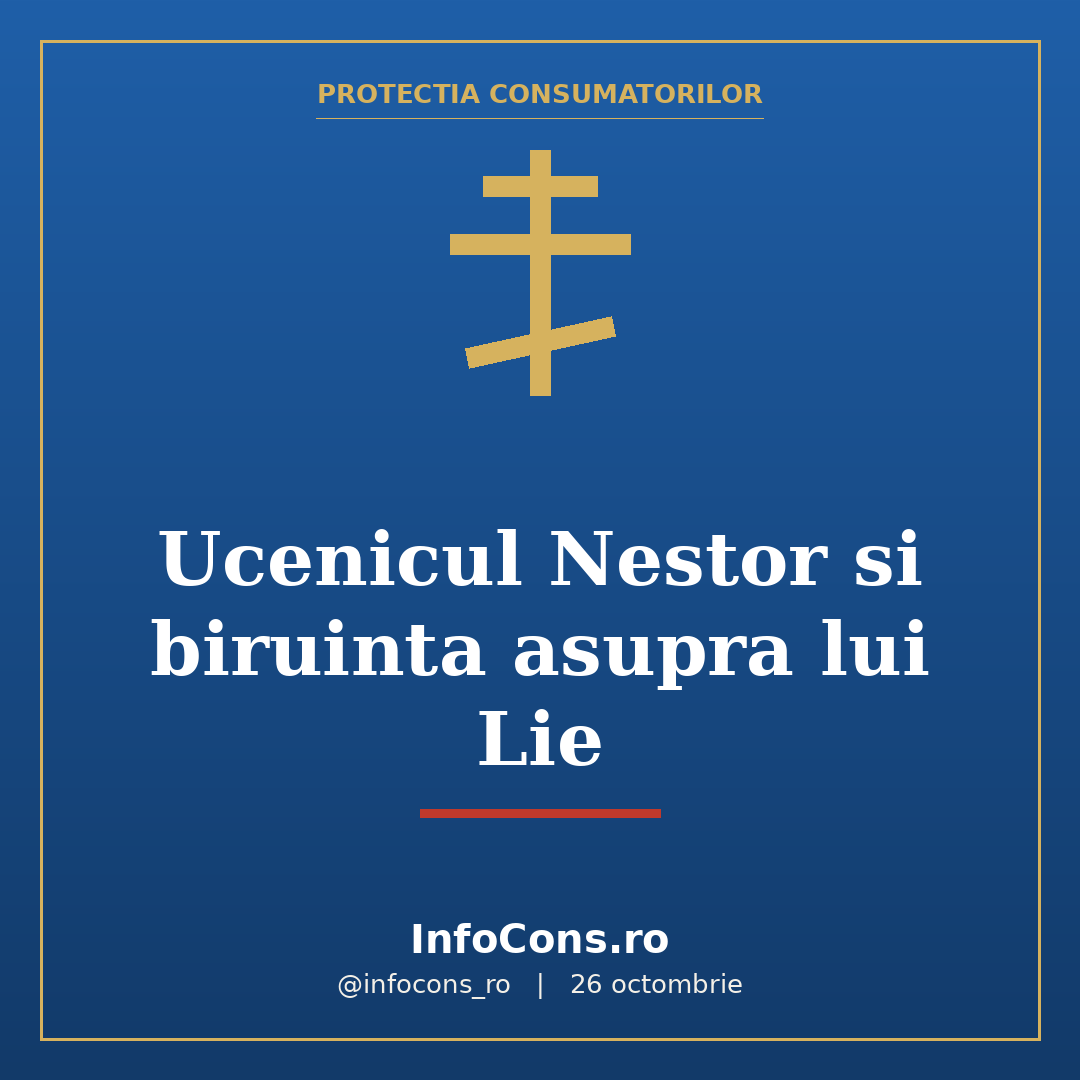#3 Ucenicul Nestor si biruinta asupra lui Lie