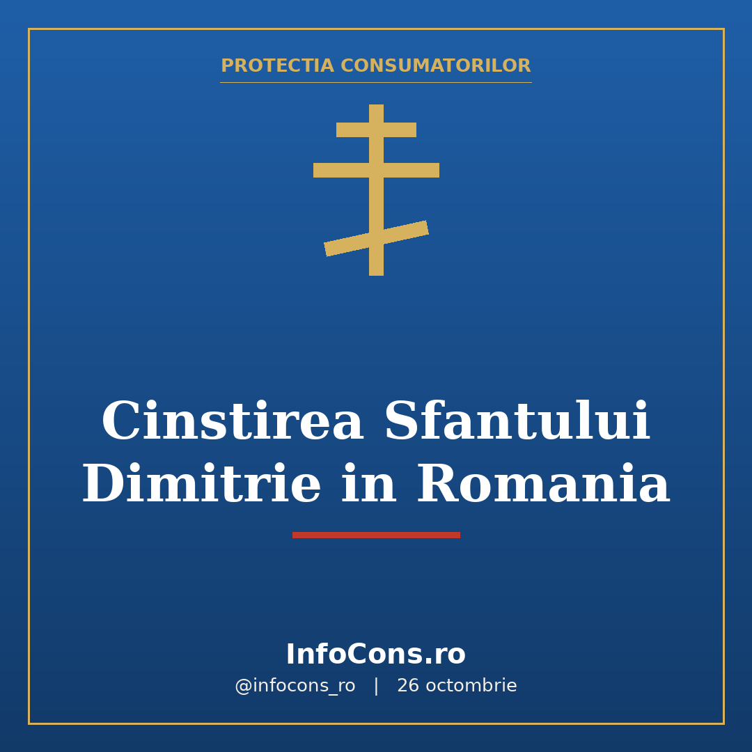 #7 Cinstirea Sfantului Dimitrie in Romania