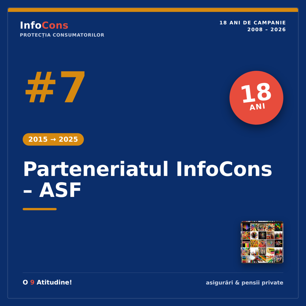 #7 InfoCons - Protectia Consumatorilor in domeniul asigurarilor si pensiilor private - Parteneriatul cu ASF, de la protocolul din 2015 la 2025