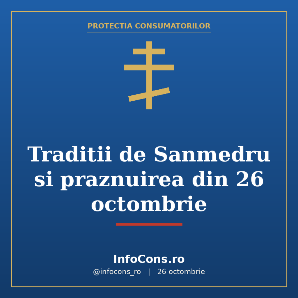 #8 Traditii de Sanmedru si praznuirea din 26 octombrie