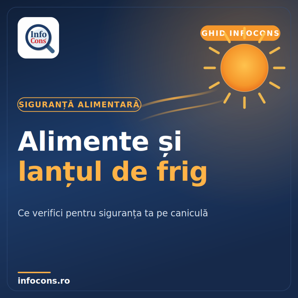 Alimente pe caniculă – cum le păstrezi în siguranță și ce verifici pe etichetă