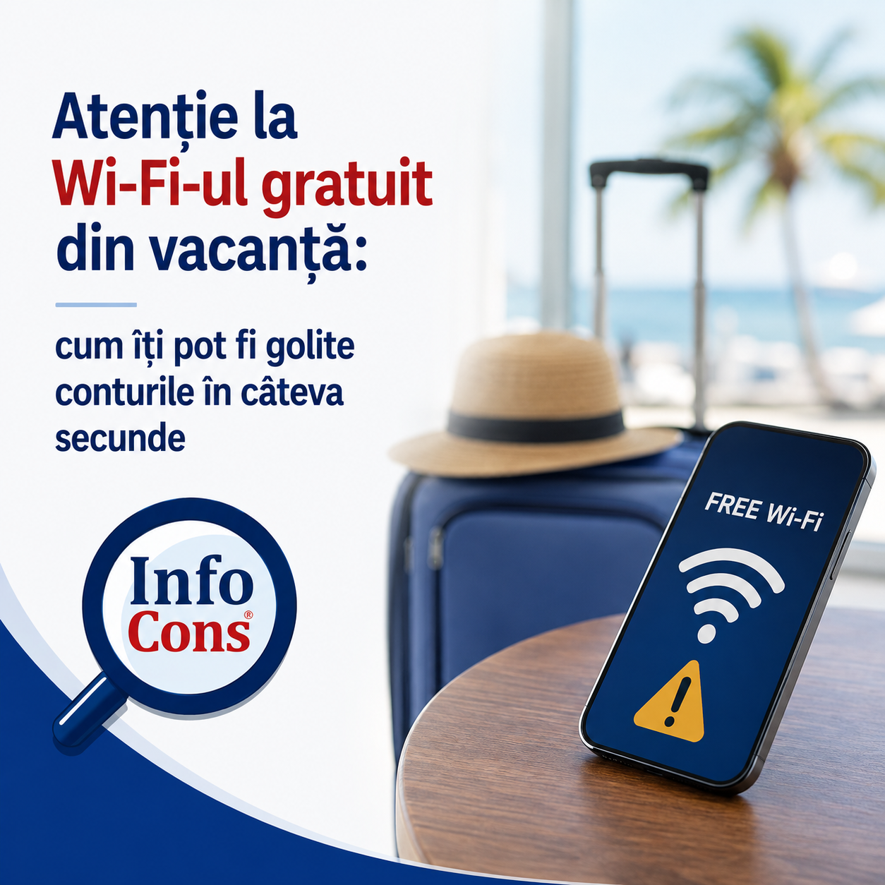 Atenție la Wi-Fi-ul gratuit din vacanță : cum îți pot fi golite conturile în câteva secunde