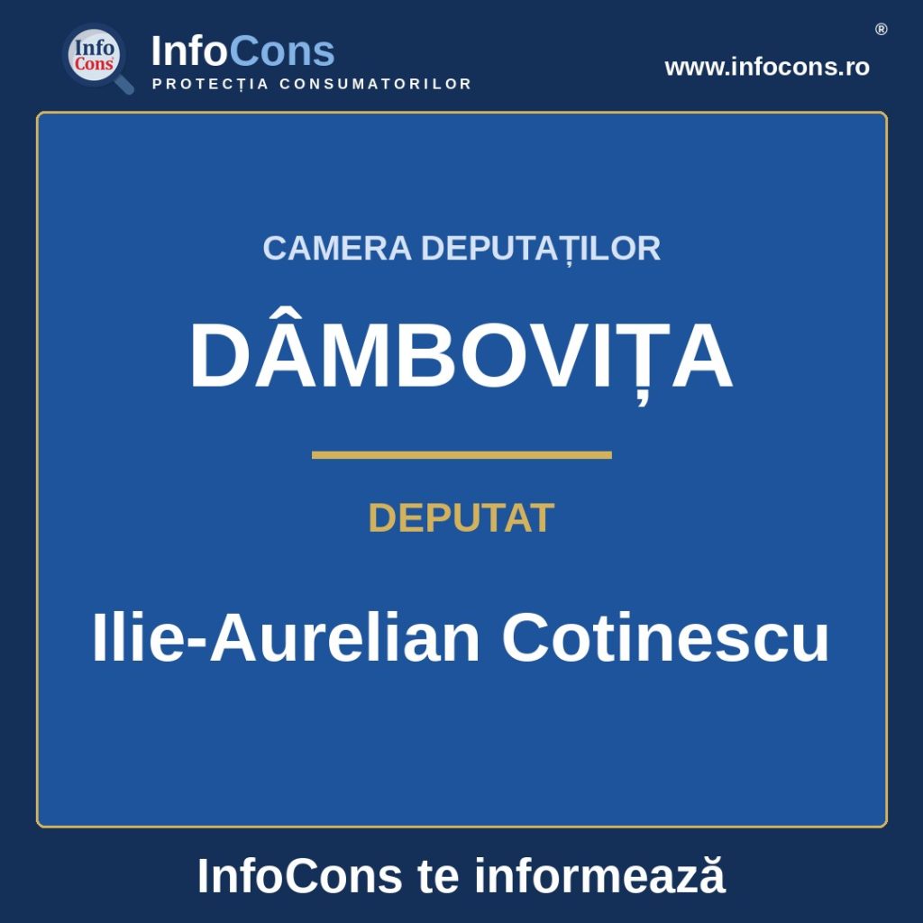 Camera Deputaților și deputatul Ilie-Aurelian Cotinescu &ndash; InfoCons te informează