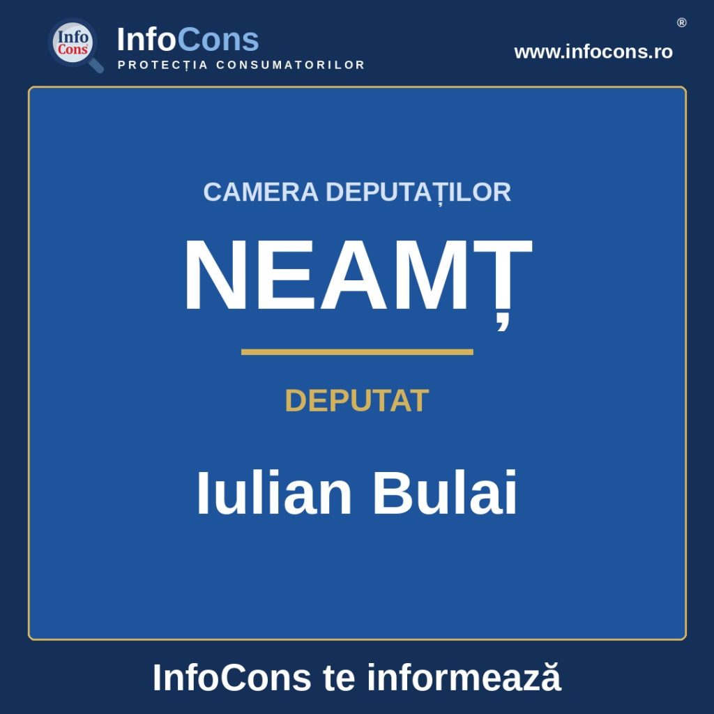 Camera Deputaților și deputatul Iulian Bulai – InfoCons te informează