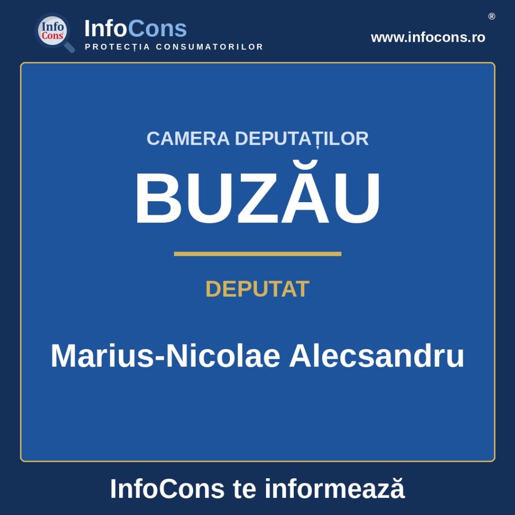 Camera Deputaților și deputatul Marius-Nicolae Alecsandru – InfoCons te informează