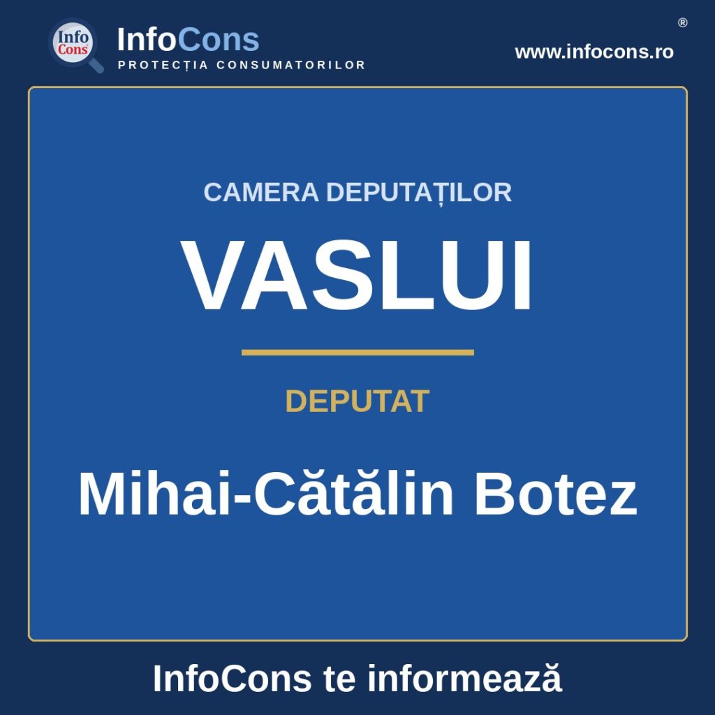 Camera Deputaților și deputatul Mihai-Cătălin Botez &ndash; InfoCons te informează