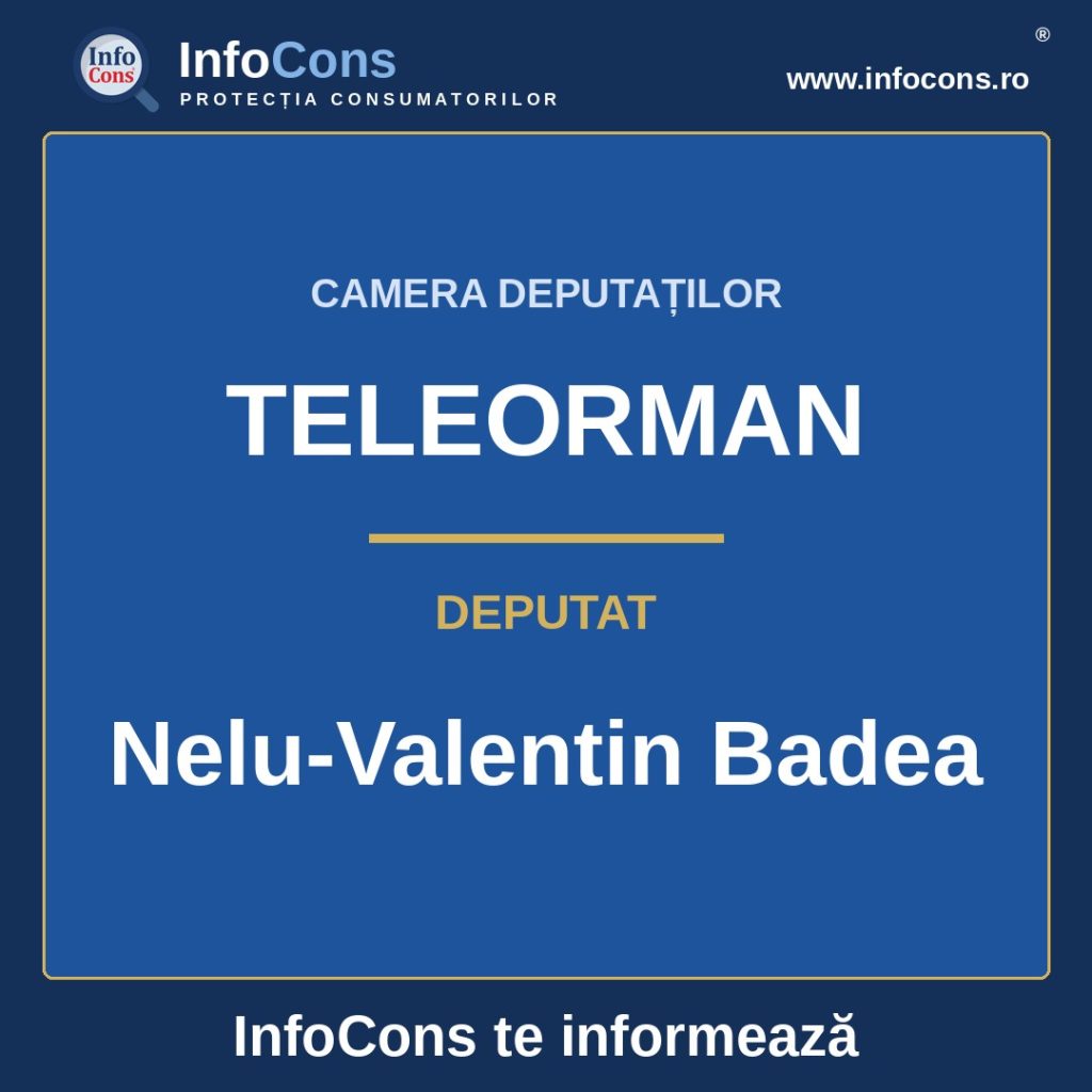 Camera Deputaților și deputatul Nelu-Valentin Badea &ndash; InfoCons te informează