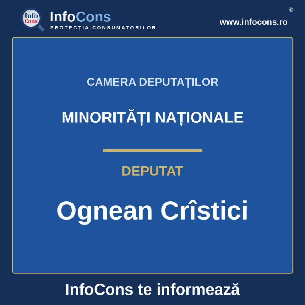 Camera Deputaților și deputatul Ognean Cr&icirc;stici &ndash; InfoCons te informează
