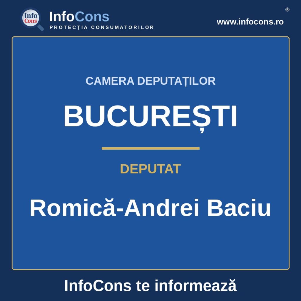 Camera Deputaților și deputatul Romică-Andrei Baciu – InfoCons te informează