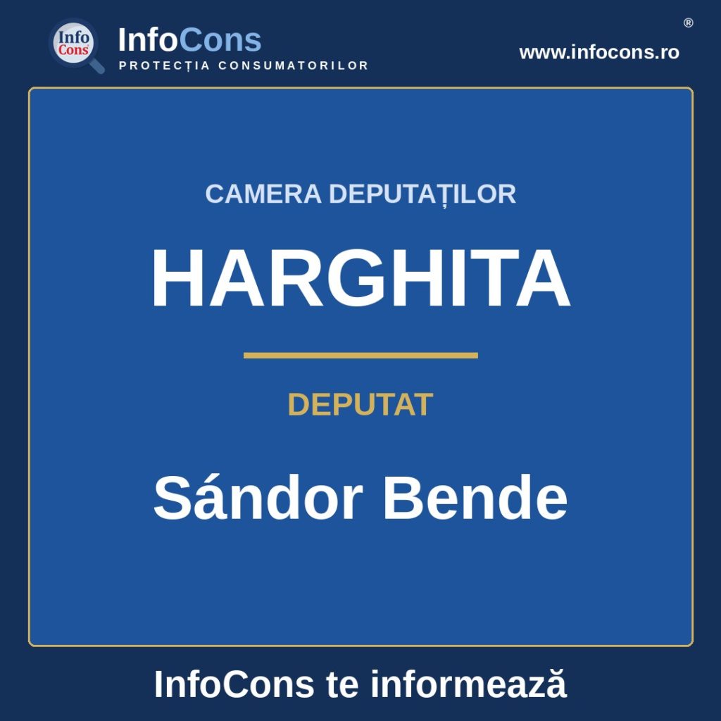 Camera Deputaților și deputatul S&aacute;ndor Bende &ndash; InfoCons te informează