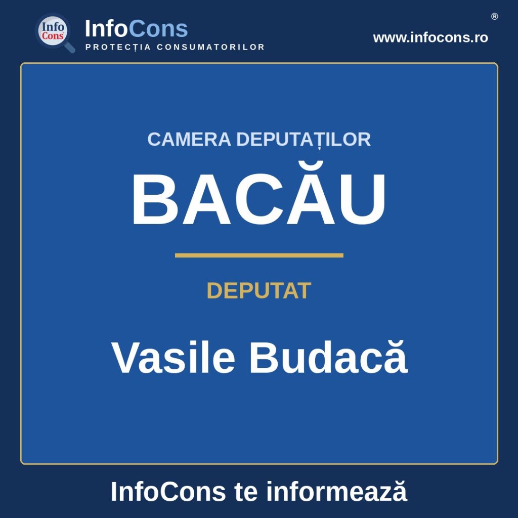 Camera Deputaților și deputatul Vasile Budacă – InfoCons te informează