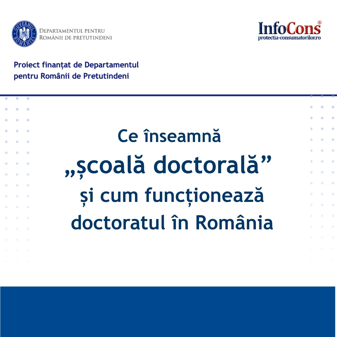 ProEduHub : Ce &icirc;nseamnă &bdquo;școală doctorală&rdquo; și cum funcționează doctoratul &icirc;n Rom&acirc;nia