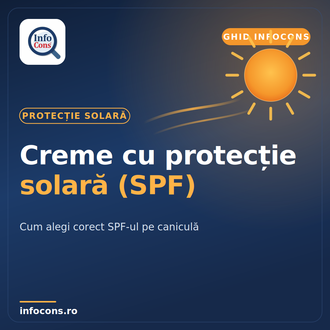 Creme cu protecție solară – cum alegi corect SPF-ul pe caniculă