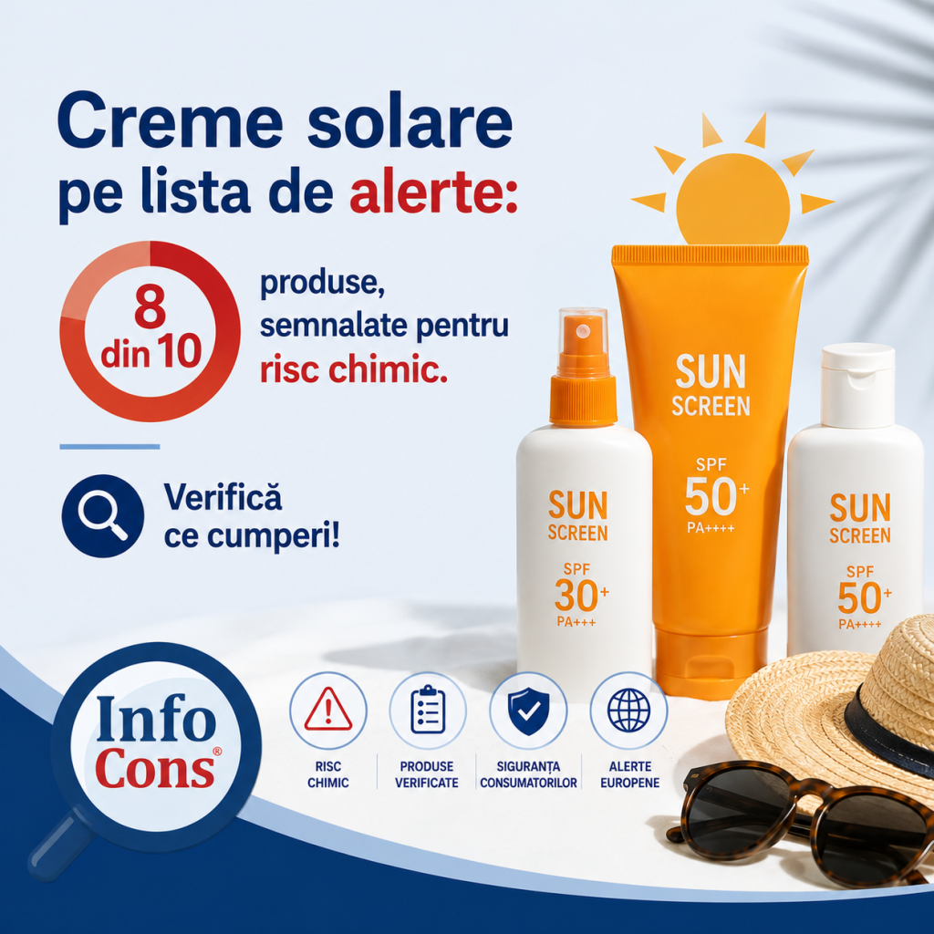 Creme solare pe lista de alerte : 8 din 10 produse, semnalate pentru risc chimic. Verifică ce cumperi !