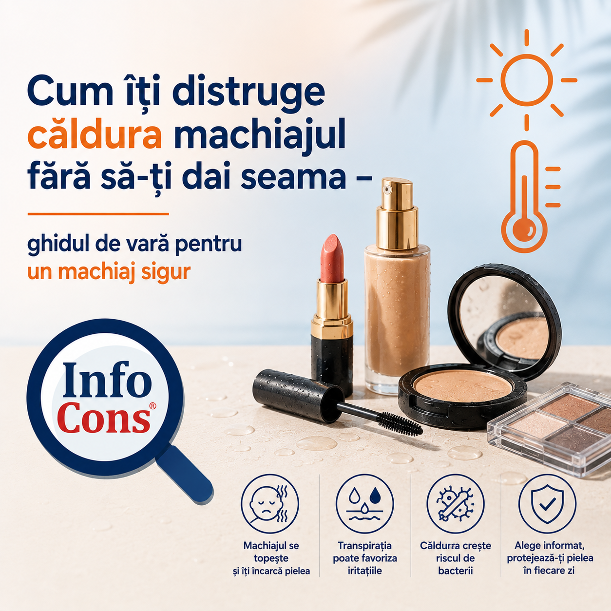 Cum &icirc;ți distruge căldura machiajul fără să-ți dai seama &ndash; ghidul de vară pentru un machiaj sigur