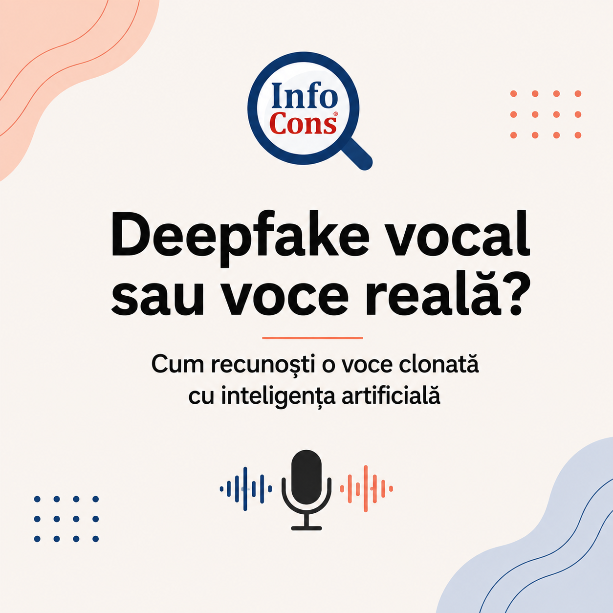 Deepfake vocal sau voce reală ? Cum recunoști o voce clonată cu inteligența artificială