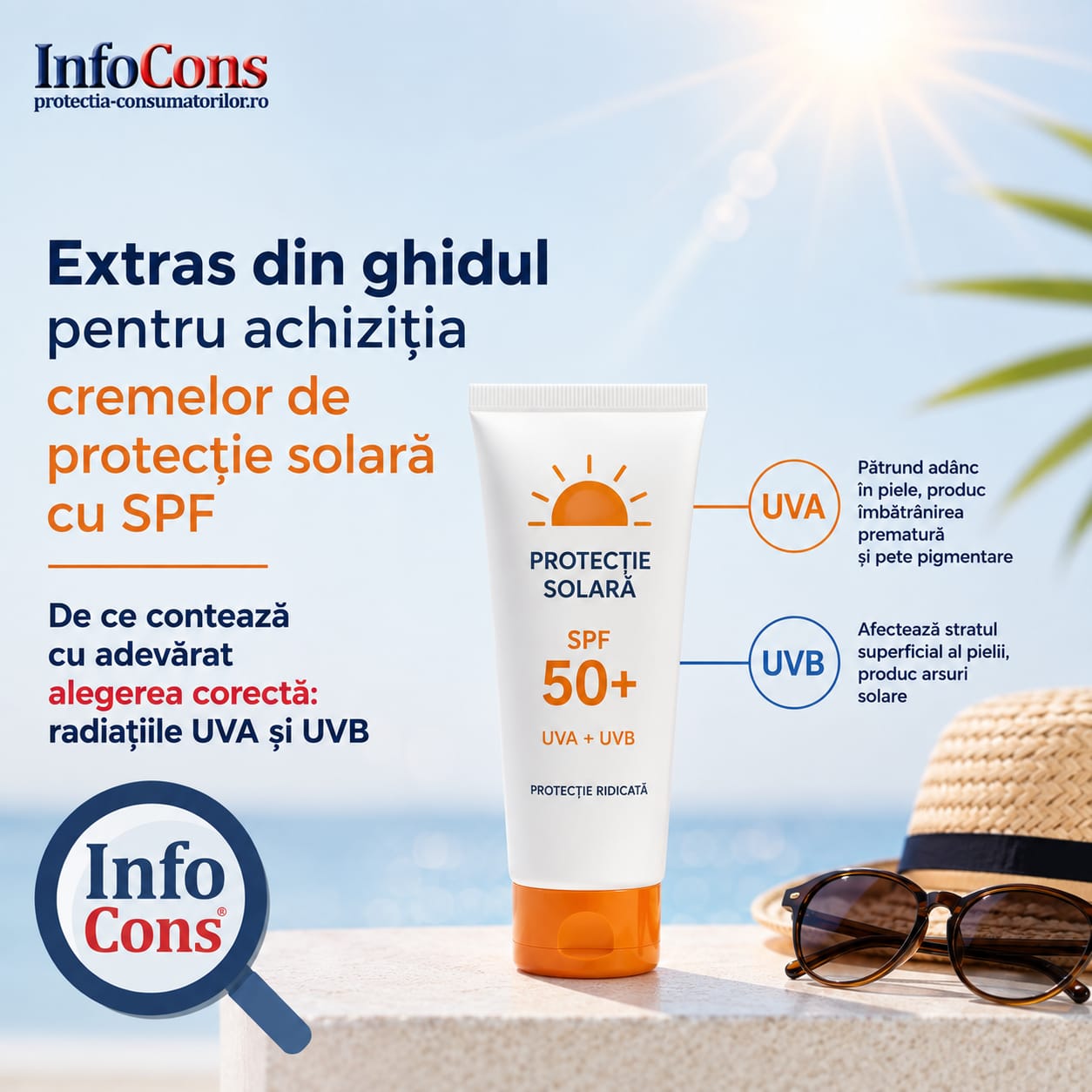 Extras din ghidul pentru achiziția cremelor de protecție solară cu SPF – De ce contează cu adevărat alegerea corectă radiațiile UVA și UVB