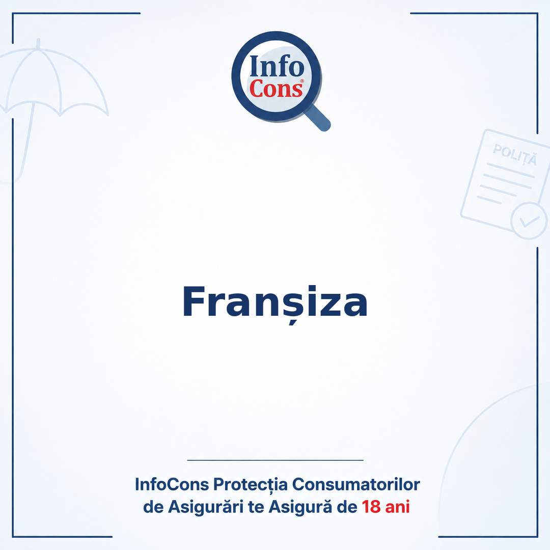 Franșiza - InfoCons Protecția Consumatorilor de Asigurări te Asigură de 18 ani