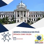 Reprezentantul InfoCons Protecția Consumatorilor participă la ședința Consiliului de Etică al Spitalului Clinic Colțea