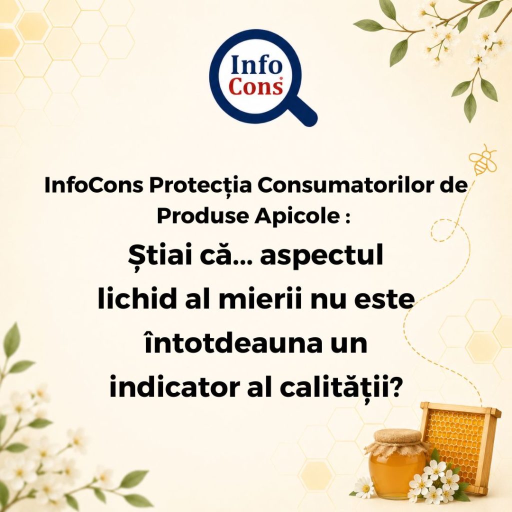 InfoCons Protecția Consumatorilor de Produse Apicole : Știai că... aspectul lichid al mierii nu este &icirc;ntotdeauna un indicator al calității?