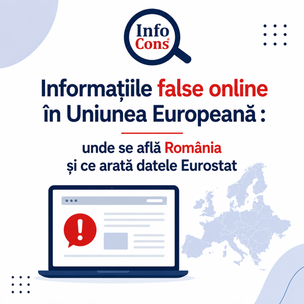 Informațiile false online în Uniunea Europeană : unde se află România și ce arată datele Eurostat