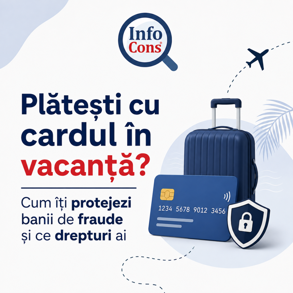 Plătești cu cardul &icirc;n vacanță ? Cum &icirc;ți protejezi banii de fraude și ce drepturi ai