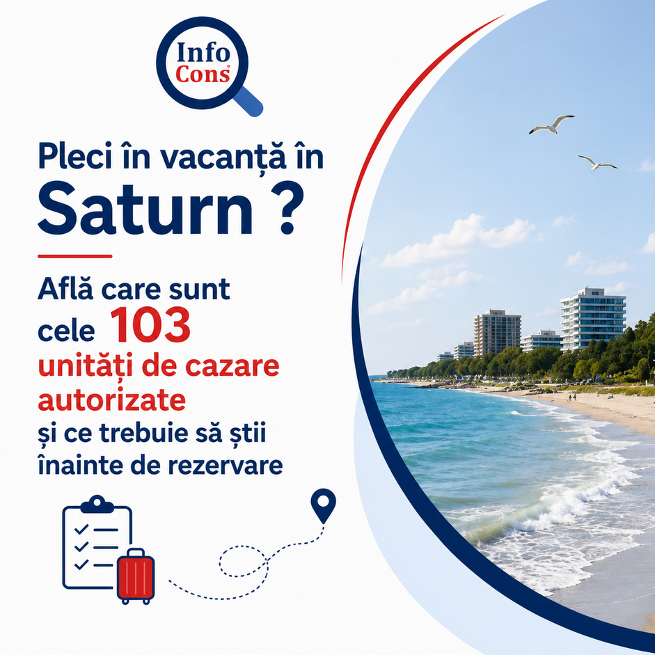 Pleci în vacanță în Saturn ? Află care sunt cele 103 unități de cazare autorizate și ce trebuie să știi înainte de rezervare