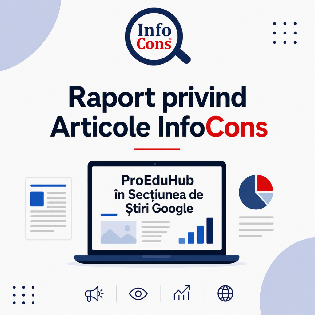 Raport privind Articolele InfoCons – ProEduHub în Secțiunea de Știri Google