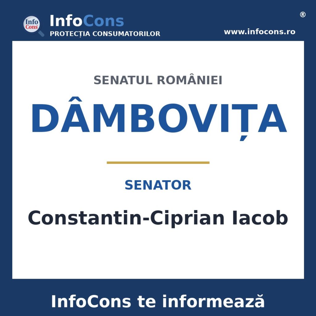 Senatul României și senatorul Constantin-Ciprian Iacob – InfoCons te informează
