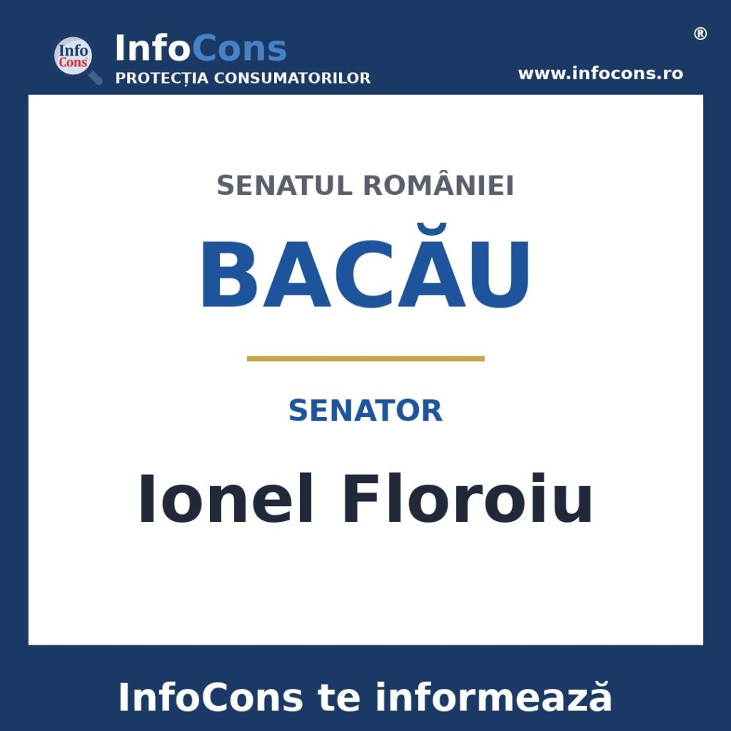 Senatul României și senatorul Ionel Floroiu – InfoCons te informează