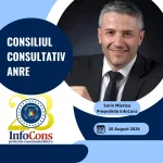 Sorin Mierlea , Președintele InfoCons Protecția Consumatorilor , participă la Consiliul Consultativ ANRE