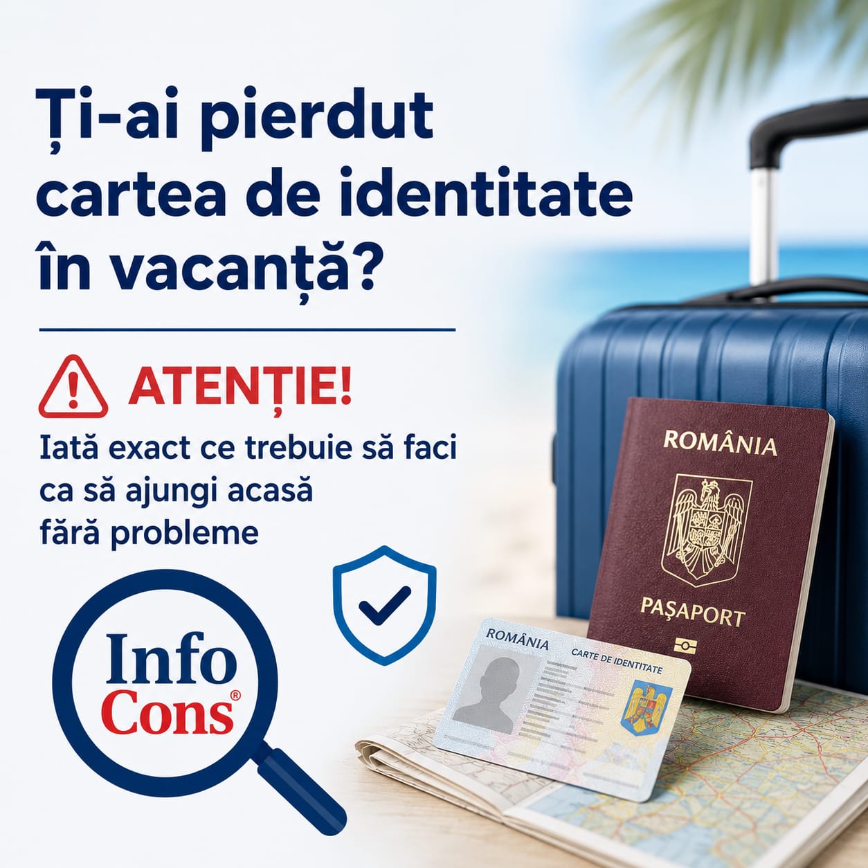 Ți-ai pierdut cartea de identitate în vacanță ? ATENȚIE ! Iată exact ce trebuie să faci ca să ajungi acasă fără probleme
