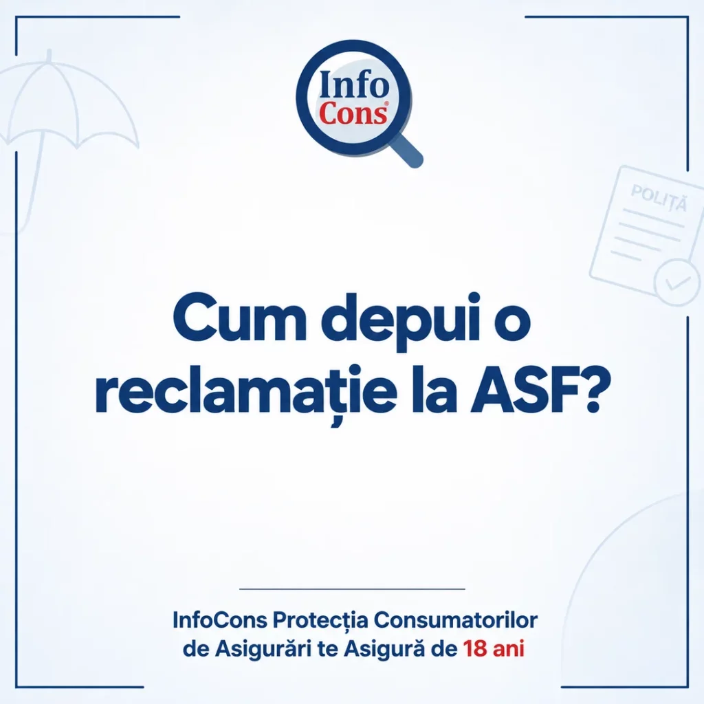 Cum depui o reclamație la Autoritatea de Supraveghere Financiară - ASF ? InfoCons Protecția Consumatorilor de Asigurări te Asigură de 18 ani