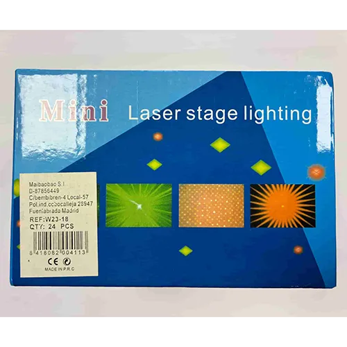 Proiector cu laser albastru.