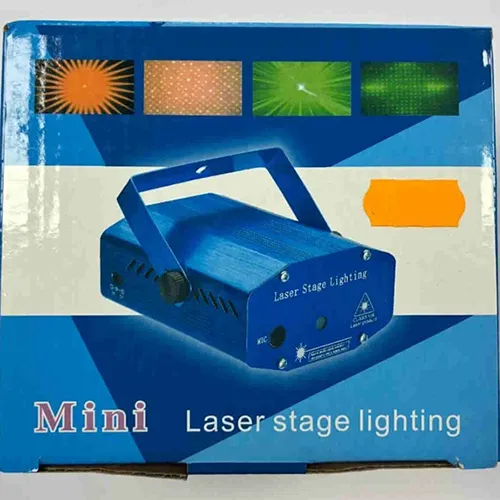 Proiector cu laser albastru.