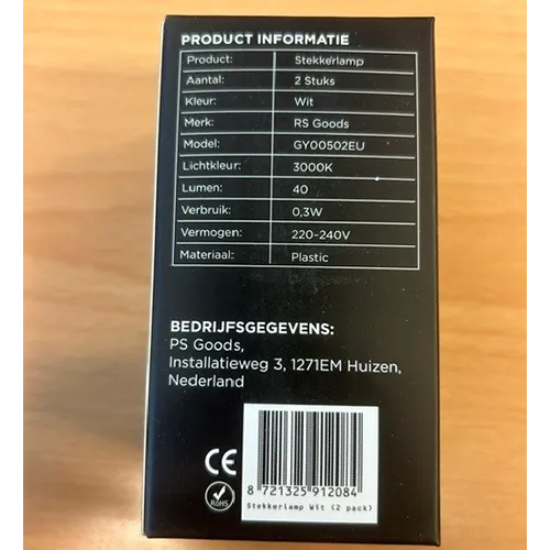 RS Goods - Lumină de noapte
