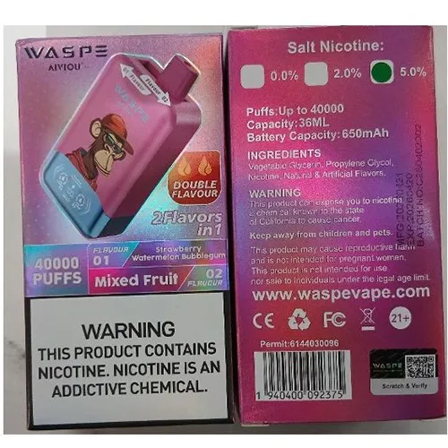 WASPE AIVIOU - Tigara electronica de unica folosinta