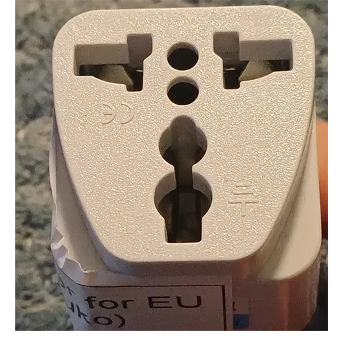 Travel Adapter for EU - Adaptor de călătorie