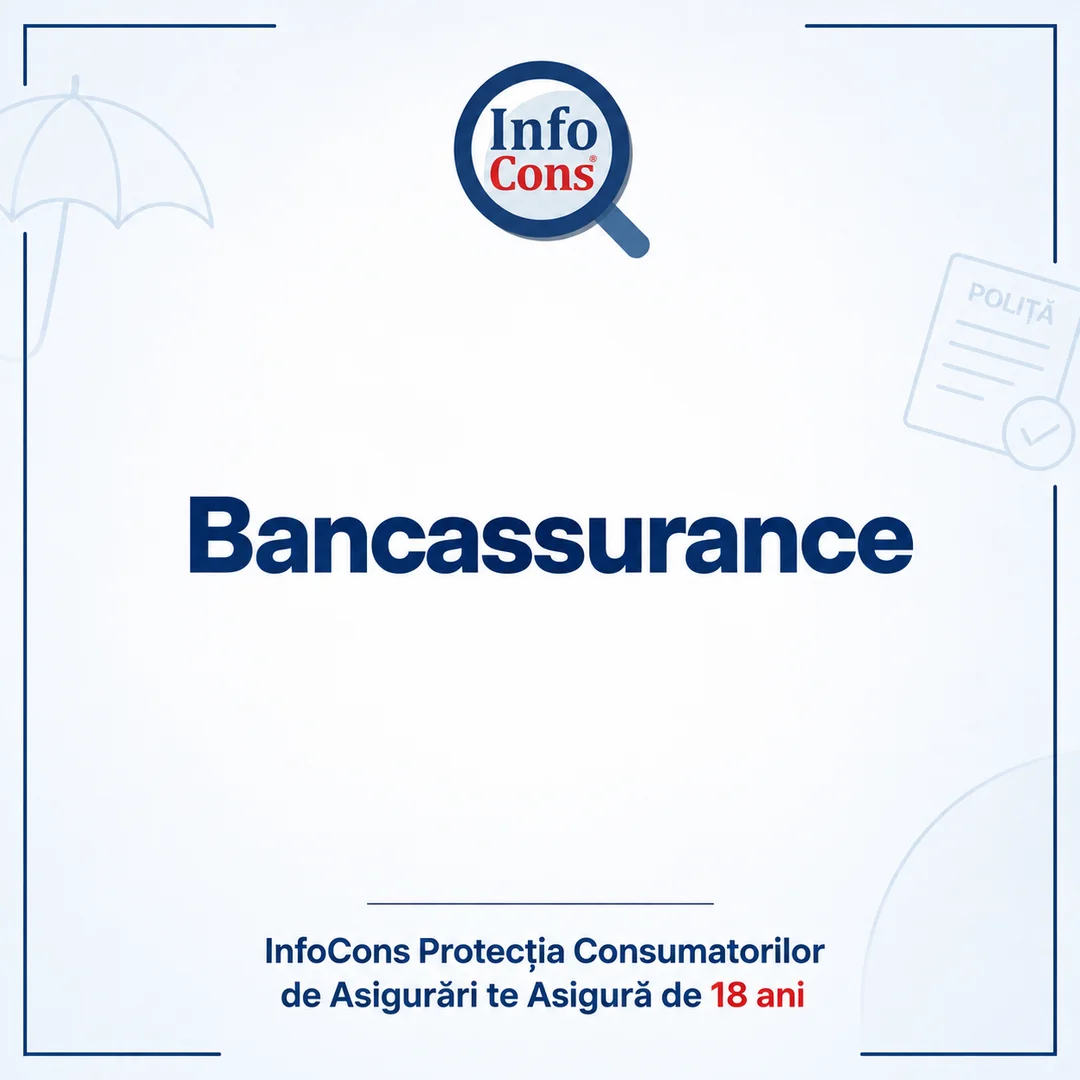 Bancassurance – InfoCons Protecția Consumatorilor de Asigurări te Asigură de 18 ani