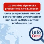 20 de ani de siguranță a produselor la nivel European - Unica Soluție Globală InfoCons pentru Protecția Consumatorilor prin acces la Alertele privind produsele cu risc