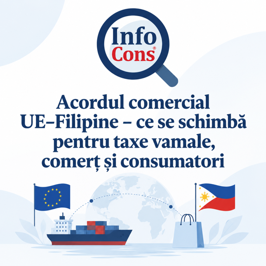 Acordul comercial UE&ndash;Filipine &ndash; ce se schimbă pentru taxe vamale, comerț și consumatori