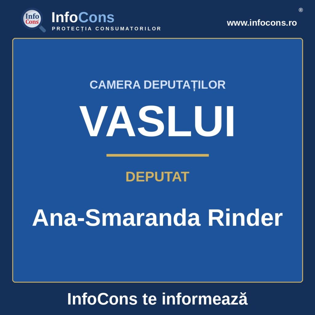 Camera Deputaților și deputata Ana-Smaranda Rinder &ndash; InfoCons te informează