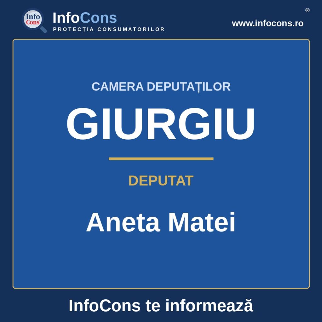 Camera Deputaților și deputata Aneta Matei &ndash; InfoCons te informează