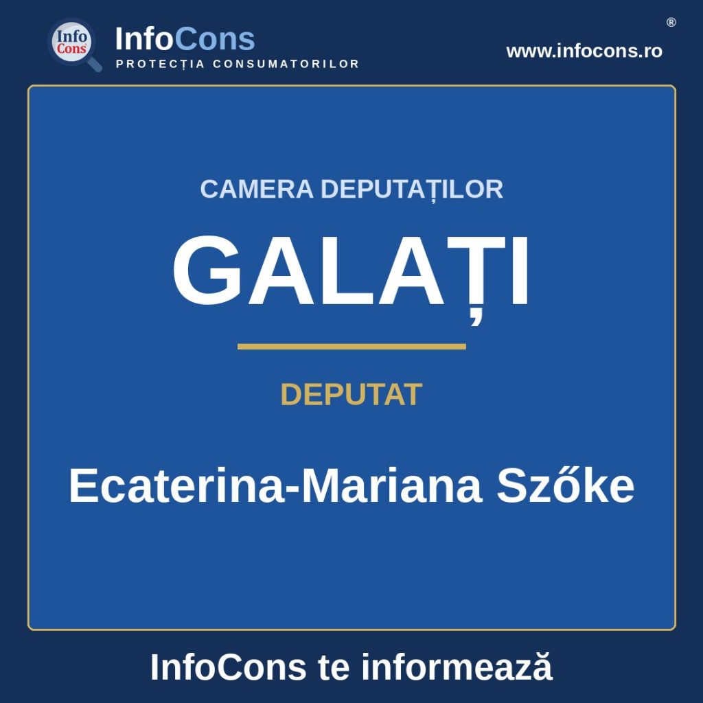Camera Deputaților și deputata Ecaterina-Mariana Szőke – InfoCons te informează